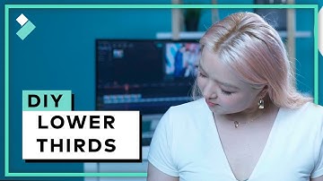 Custom Lower Thirds (without Green Screen!) | Wondershare Filmora X Tutorial