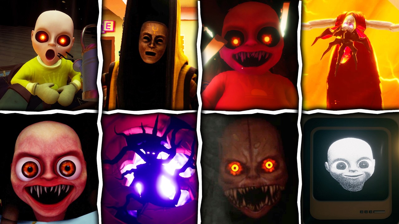 The Baby in Yellow : New Update Crown Childcare - All Jumpscares & Scary Moments | Ending (ShowCase)