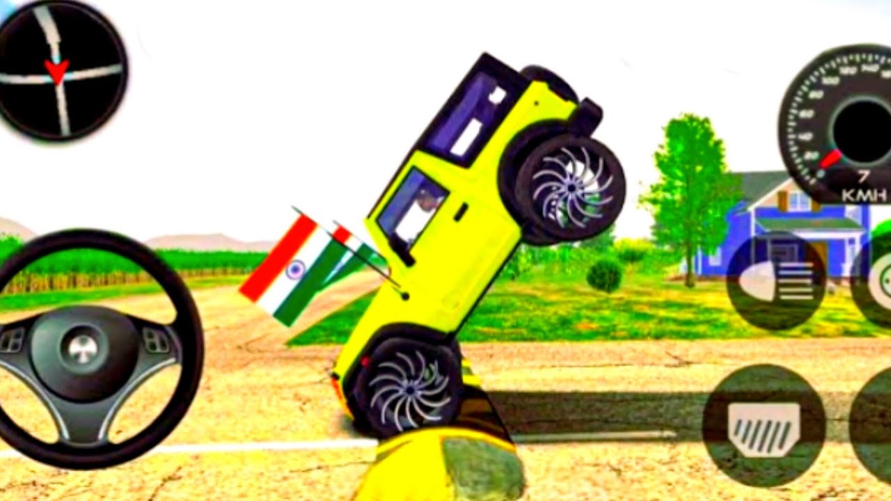 Modified Mahindra thar wala game 👿(gadi wala game video) Android game 🎮 2026⚡