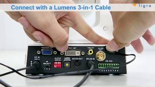 Lumens PTZ #01 - Camera Connection with VC-HDRX/HDTX