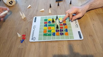 Mammalath how to setup, play and playthrough - abstract strategy board game * Amass Games * Chess HD