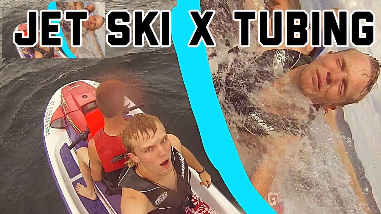 Jet ski tubing!!! (Crazy Wipeouts) YouTube