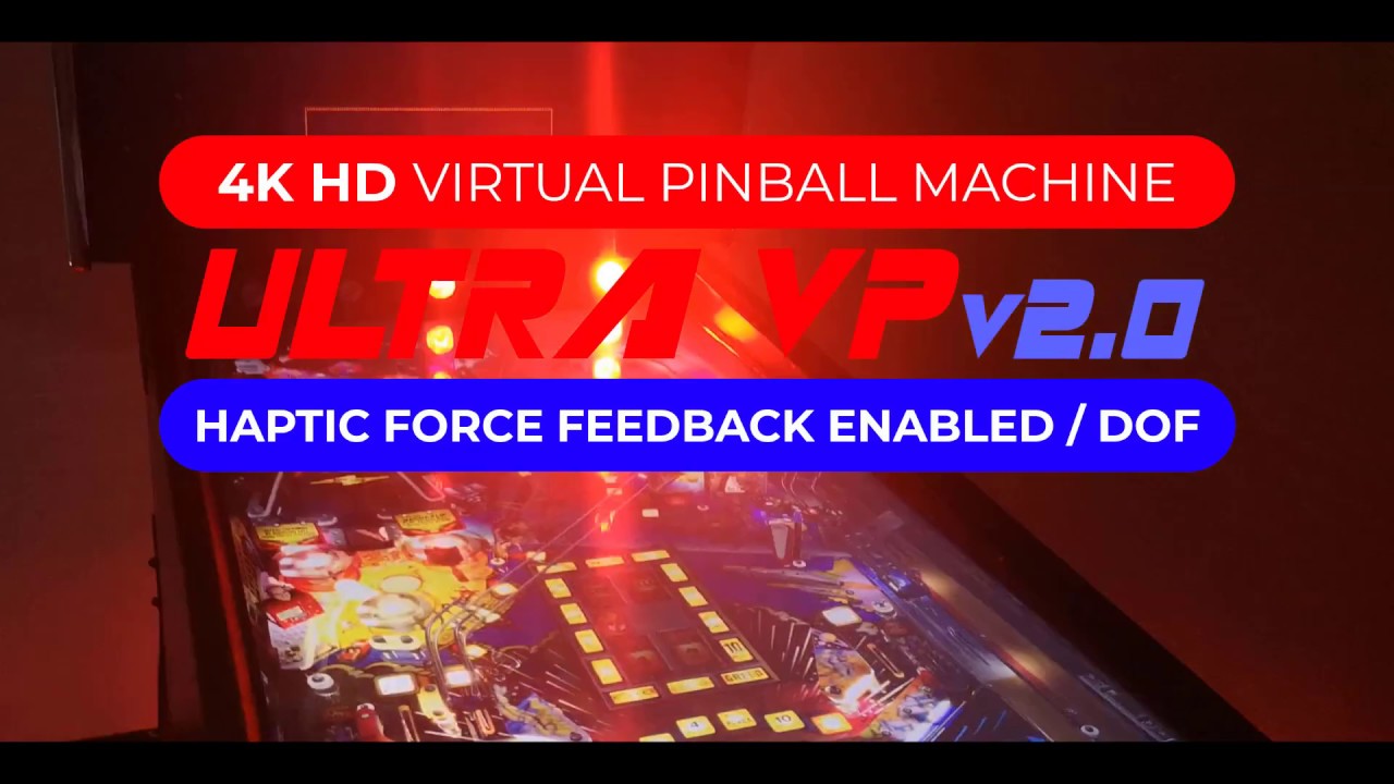 feedback de força de pinball virtual 4K e SSF - flipperfury VPIN