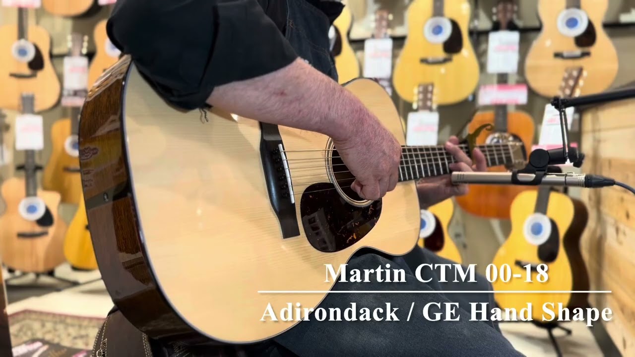 Martin CTM 00-18 Adirondack #2805282 - YouTube