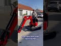 Mini excavators can be customized, and the body color can also be chosen freely.  #digger #excavator