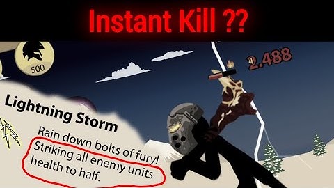 Thunder Storm Spell Experiment ⚡ | Stick War Legacy