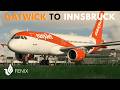 Fenix A320 Real Ops | VATSIM ATC | easyJet London Gatwick to Innsbruck | MSFS 2024 Live