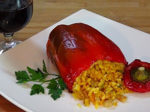 Video: Cómo hacer pimientos rellenos de carne y arroz