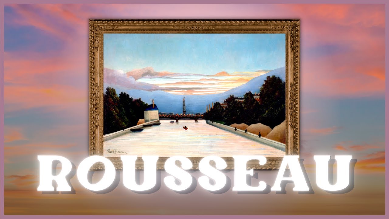 The Eiffel Tower by Henri Rousseau | Art Therapy | Healing Music (4K Ultra HD)