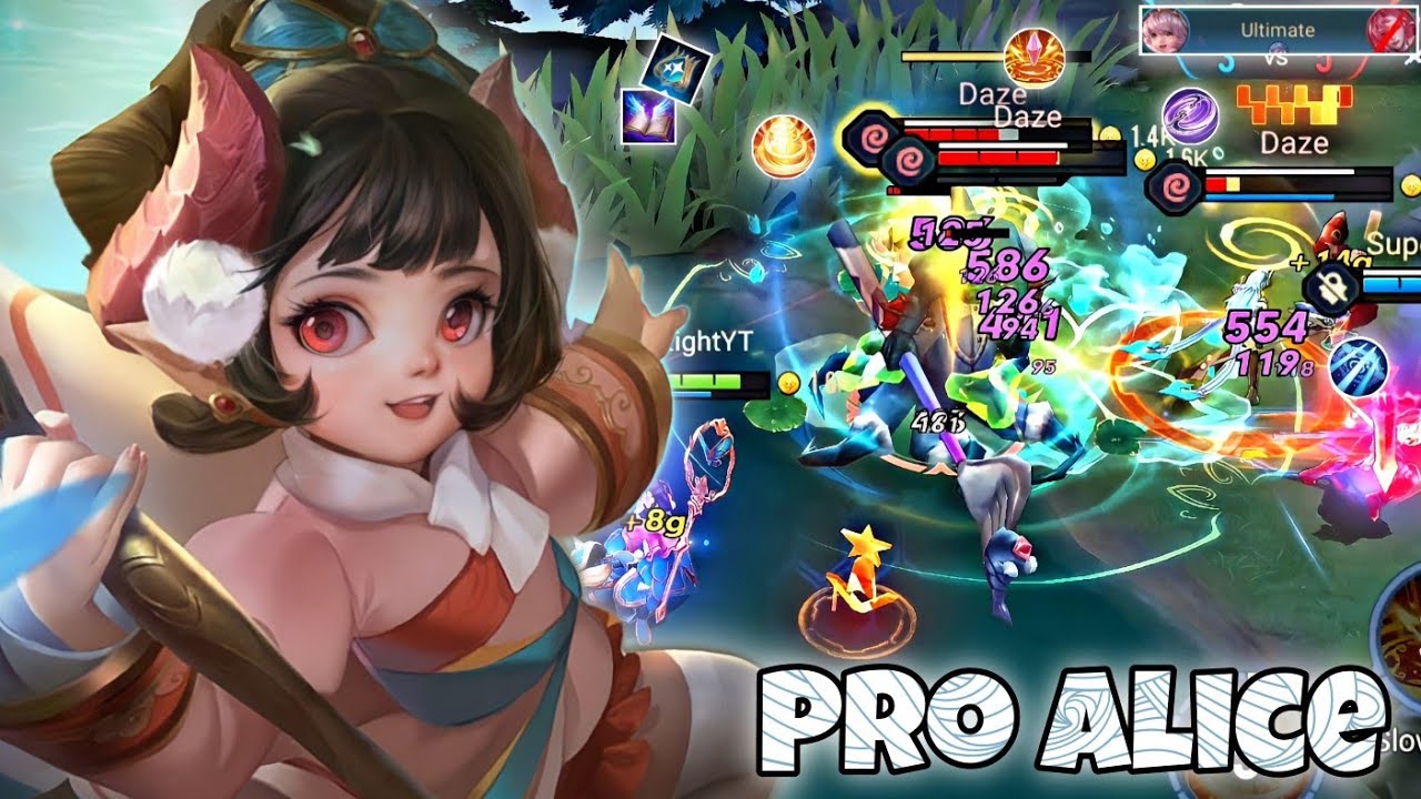 Alice Support Pro Gameplay | Full Magic Build | Arena of Valor | Liên Quân mobile