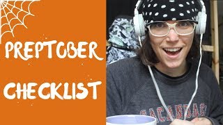 Preptober Checklist for NaNoWriMo