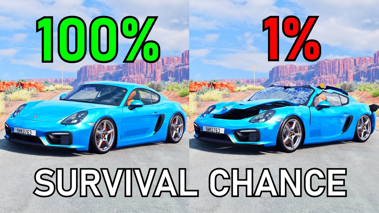 Realistic Survival Chance Crashes #39 | BeamNG.drive