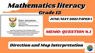 Grade 12 Mathematics literacy paper 1 exam guide (May/June 2021) | Question 4.1