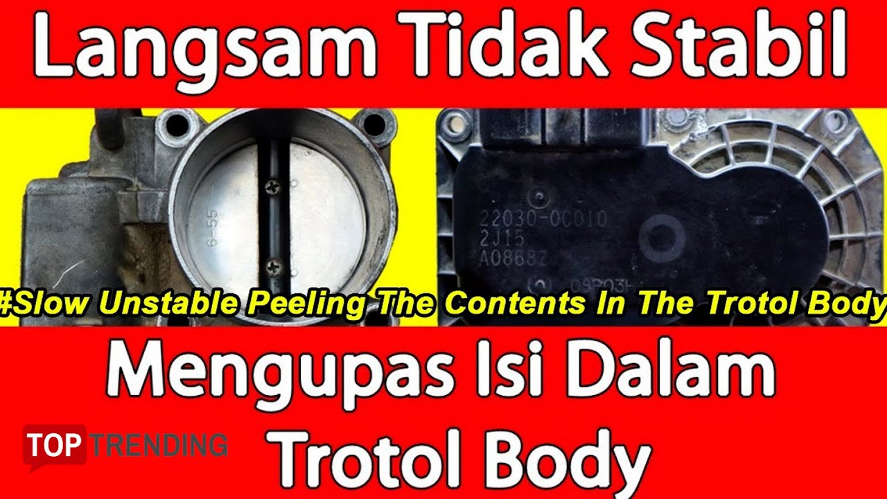 LANGSAM  MOBIL TIDAK STABIL ! ! ( Trouble Trotol Body ) - TOYOTA INNOVA