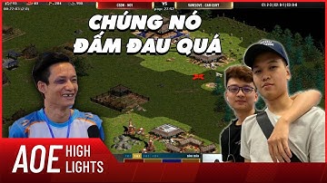 AoE Highlight | Vanelove bị 2 anh em nhà Chim Sẻ No 1 chơi khô máu