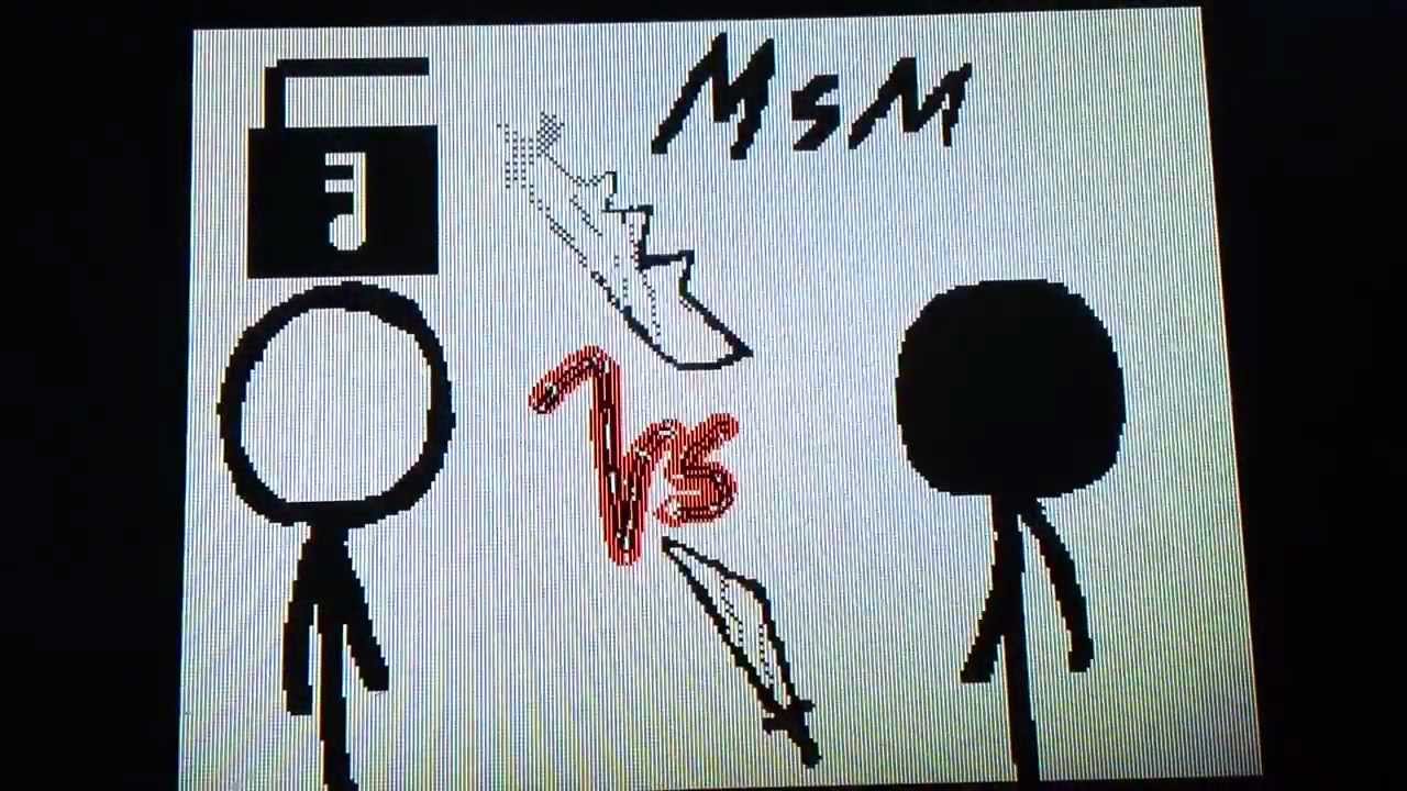 My first stick fight