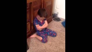 Sleepy Boy Fighting Sleep