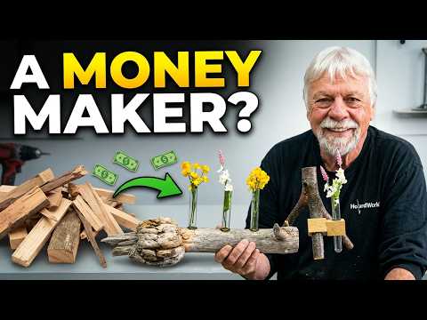 Turn Wood Scraps into Expensive Test Tube Planters?