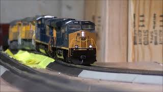 HO Operating Session ft CSX Power, Long Trains, Standard Cabs and more!