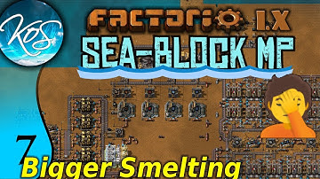 Factorio Seablock 7 - UPGRADED POWER, BIG SMELTING ARRAY | MP with Mathias