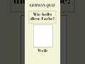 German Quiz #LearnGerman #GermanLanguage #DeutschLernen #GermanQuiz #DeutschQuiz #GermanPractice
