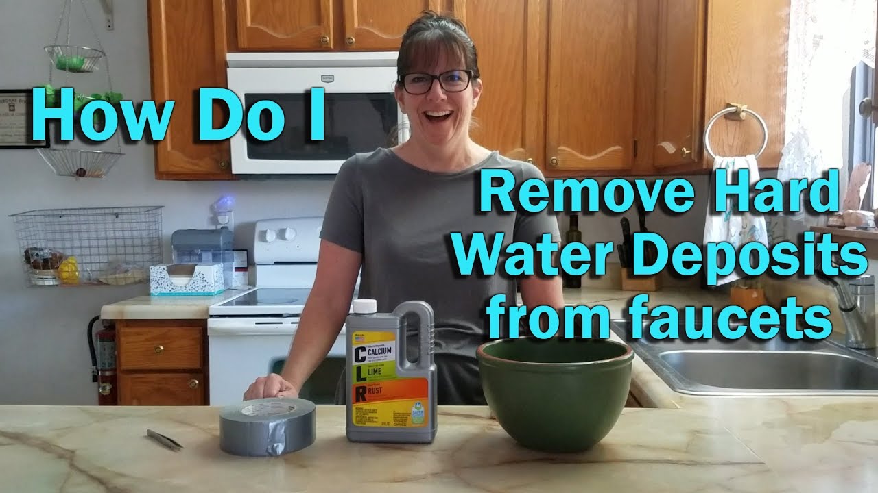 How Do I Clean Hard Water Deposits From Kitchen Faucet Youtube