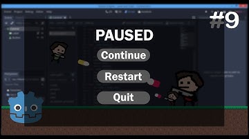 Godot shooter platformer series | Part 9 Pause menu, Failed screen
