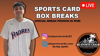 SD SPORTS CARDS: 05.24.24 NFL CLEARLY RELEASE + MORE W/ROB!!!! #boxbreak #sportscards #liveboxbreaks