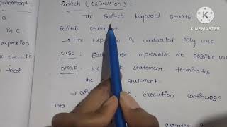 Write the syntax of switch case statement || switch case in C || C programming language