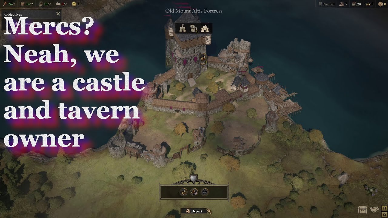 Wartales — Новое крупное дополнение — The Fief — Создайте и управляйте базой игроков в Маунт-Олди...