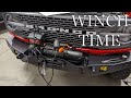 Installing Winch on Ford Bronco!!