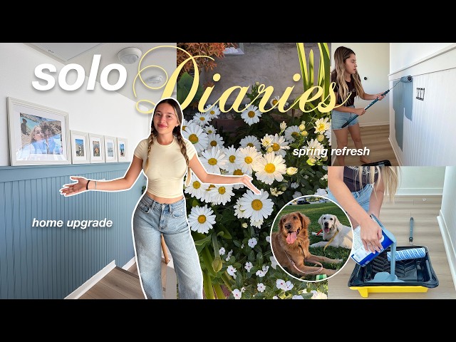 i was home alone so I did MAJOR home upgrades in 36 hours | living alone diaries ⭐️