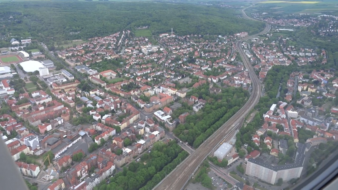 Anflug Erfurt - AYT - ERF - Airbus A321 TC-OBK - Onurair - 20.5.15