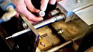 Industrial pocket hole machine restoration.