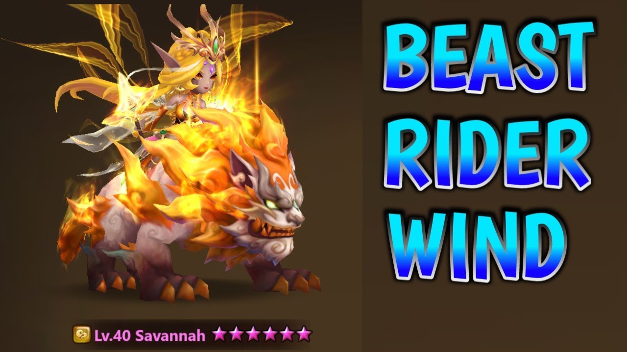 Pasang Rune Beast Rider Wind Savannah Summoners War Indonesia - YouTube