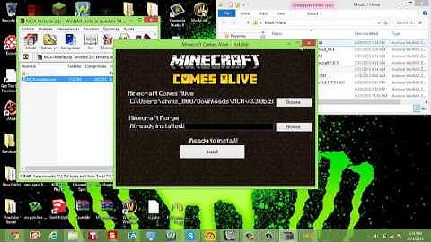 How To Get minecraft Comes Alive (MCA) Link In Desc 1.5.1