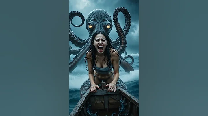 Terrifying Sea Monster Attack | Girl vs Giant Octopus  | #shorts #rescue #ai