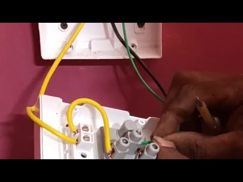 Wire Casing Connection How to make casing wiring connection ⚡#youtubevideo #electricwork # ...