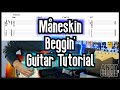 Måneskin - Beggin' Guitar Lesson Tutorial