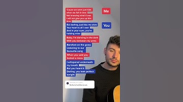 Thumbnail of PERFECT❤️ Ed Sheeran Singing Challenge🎙️