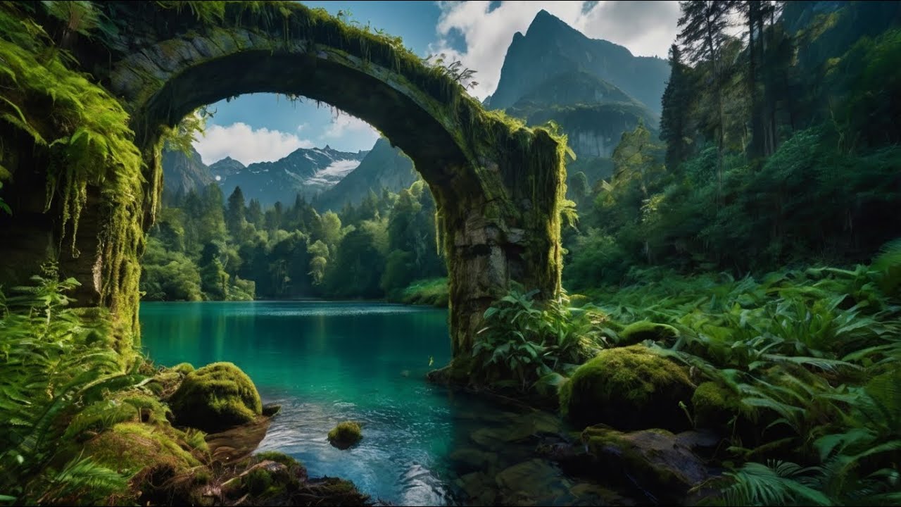 Japanese Zen Music | Jade Temple with Water, Flute and Wind Chime ...