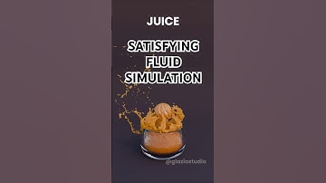 Satisfying Fluid Simulation Test of Different Liquids. #blender #blender3d #youtubeshorts