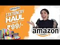 RS 99 Amazon Stationery Haul - Online Shopping In India! | Heli Ved