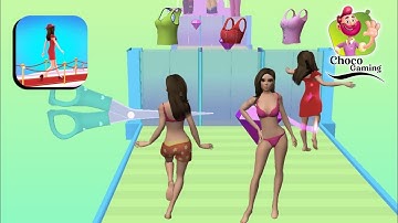 Clothes Run 👙🧦 Gameplay Walkthrough (iOS,Android) Part1| Choco Gaming #shorts