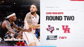 NCAA Men's March Madness Highlights: (9) Texas A\&M vs. (1) Houston