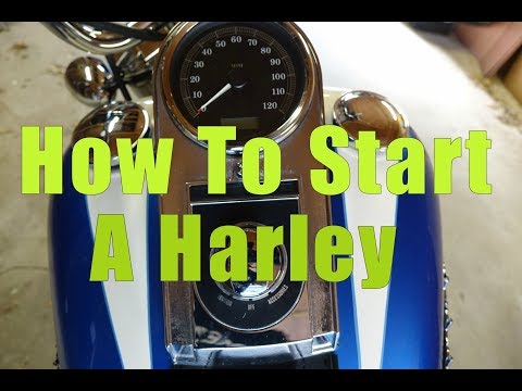 How to Unlock and Start a Harley Davidson Softail Motorcycle