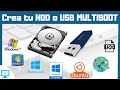 TODO en 1 SOLO Disco/USB 🗃 | XP, W7, W8, W10, Linux y Mas | TIENES QUE TENERLO❗️