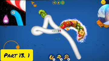 Worms Zone .io Hungry Snake gameplay walkthrough part 13.1 #snake #snakewormazone #games #gameplay