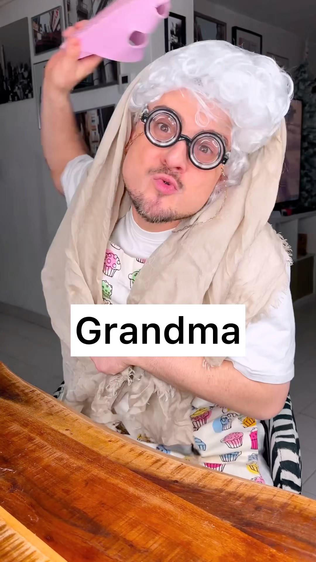 How to eat CHOCOLATE BURGER dessert from Grandma? (eat it all) ?❤️?| CHEFKOUDY