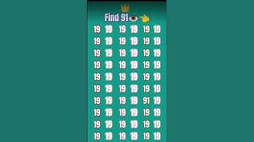 Find 91 #ghaffarbhai #petshub #mathpuzzle #mathstricks #quiz #puzzle #mathematics #guessthesong